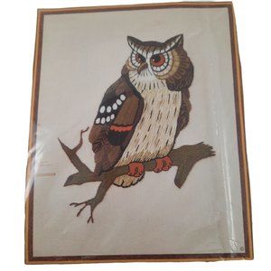 Sunset Designs Majestic Owl Embroidery Craft Kit 16X20